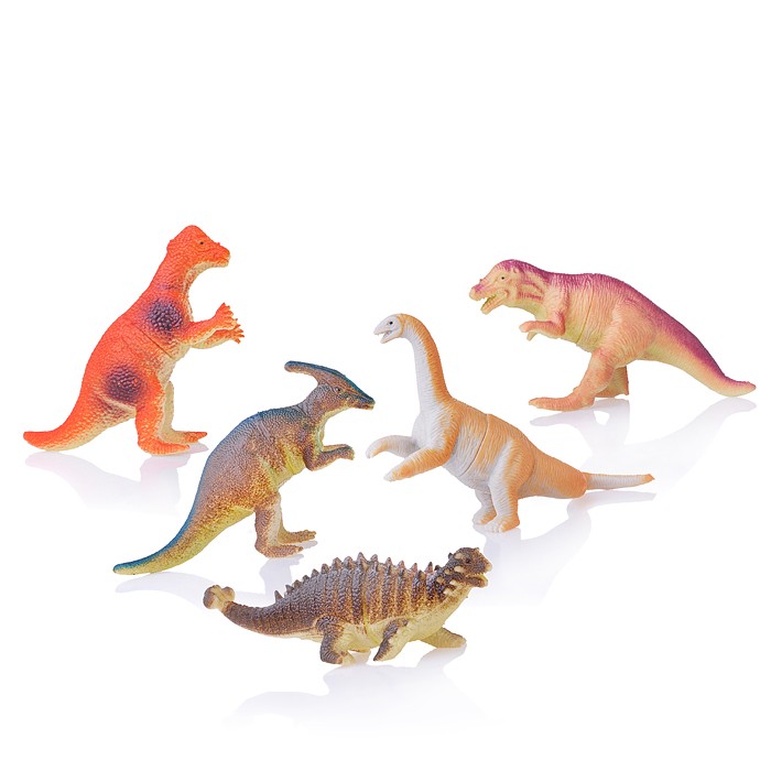 Набор Динозавров в пакете (5шт.) 13см
