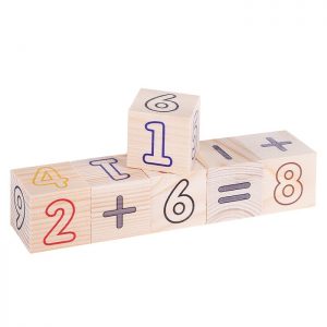Развивающие кубики Цифры-счет (6 кубиков)