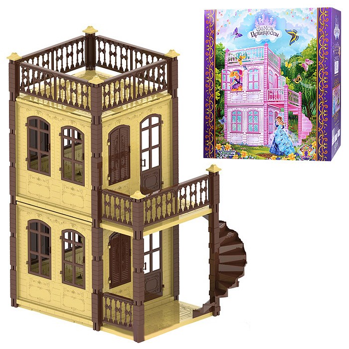 Домик для кукол Замок принцессы (2 этажа)