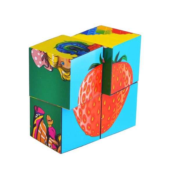 Кубики пластиковые Любимые кубики (4шт.)