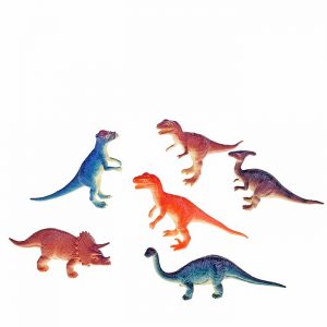 1Toy Набор динозавров 6шт.*10см