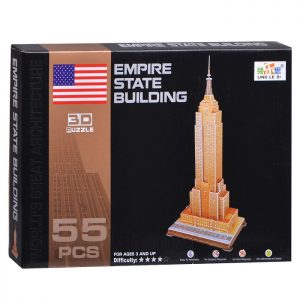 Пазл 3D 104B Empire State Building (55 шт.) в коробке