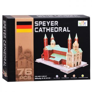 Пазл 3D 108A Speyer Cathedral (76 шт.) в коробке