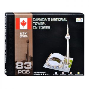 Пазл 3D 130B Канадская Телебашня в коробке