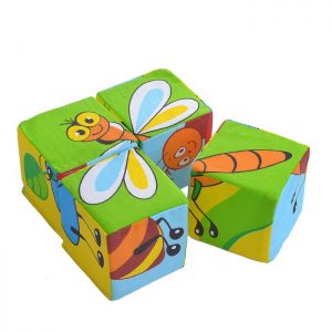 Игрушка кубики Собери картинку(Насекомые)