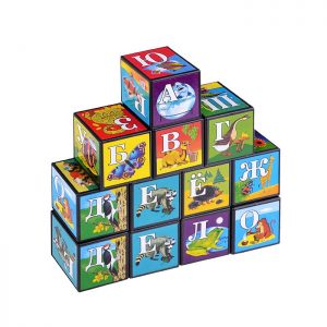 Кубики Азбука в картинках (12)
